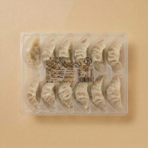 Steamed-Mushroom-Dumpling2 Commercial bulk 240g foodservice packaging of frozen shiitake mushroom and pork dumplings for wholesale channels